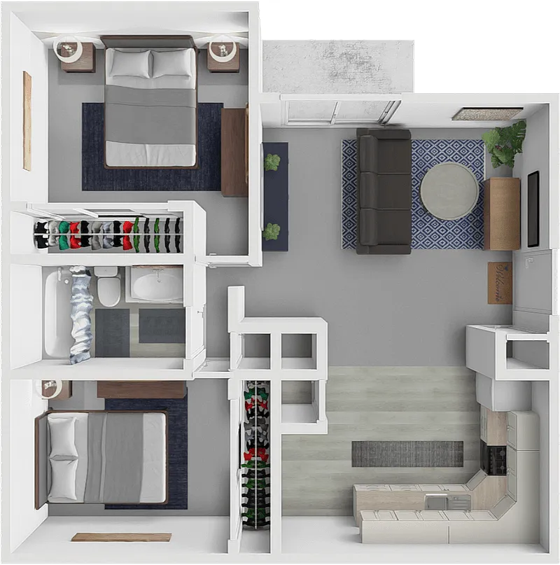 Floor plan Cedar and Ivy