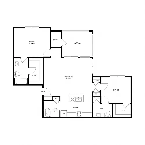 Floor plan B2