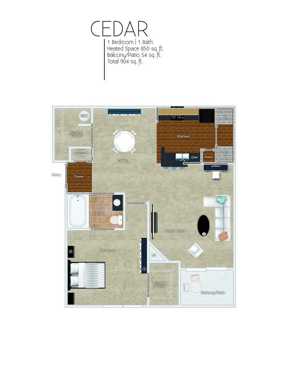 Floor plan Cedar