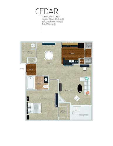 Floor plan Cedar