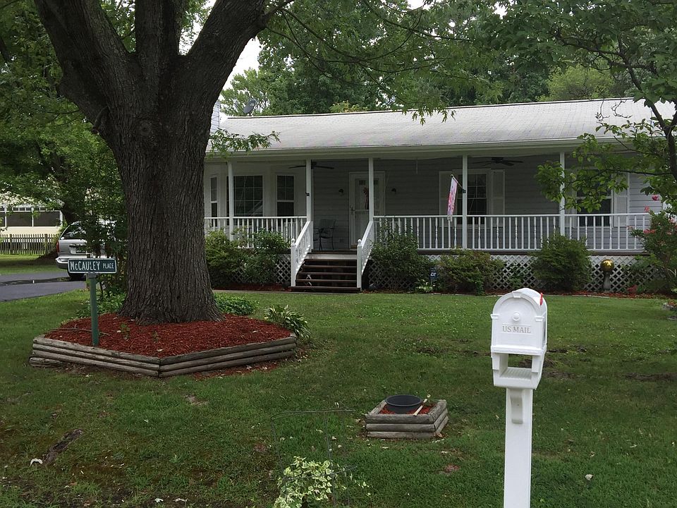 The front of the house