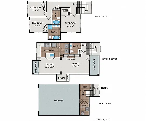 Floor plan Ozark