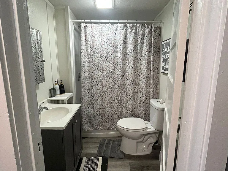 Full Bathroom has a tub and shower.