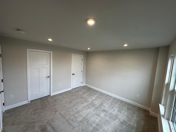1st Bedroom with Closet, Attached Full Bath - First floor