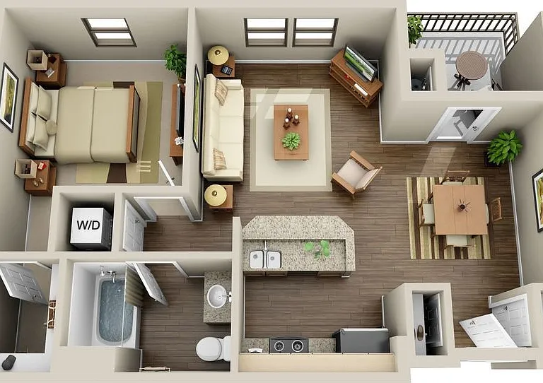 Montecito - Las Brisas - 1 Beds - 1 Baths - 768 Sq. ft.