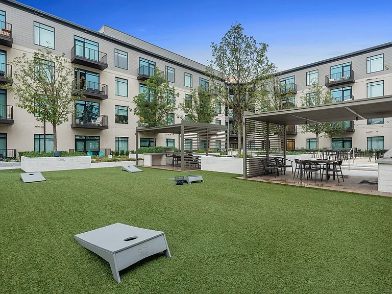 Challenge your friends to some leisurely competition with a game of cornhole.