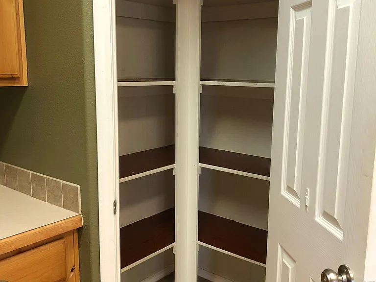 Spacious pantry