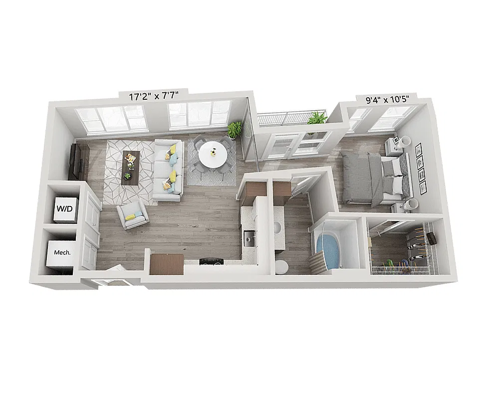 Floor plan Studio E1F