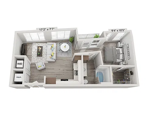 Floor plan Studio E1F