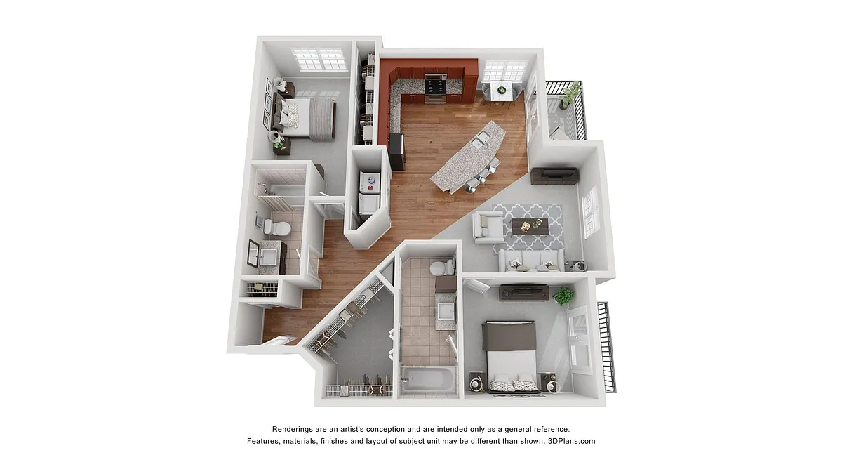 Floor plan The Oakley Deluxe