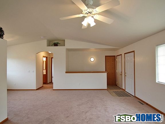 Main Living Area with Vaulted Ceilings