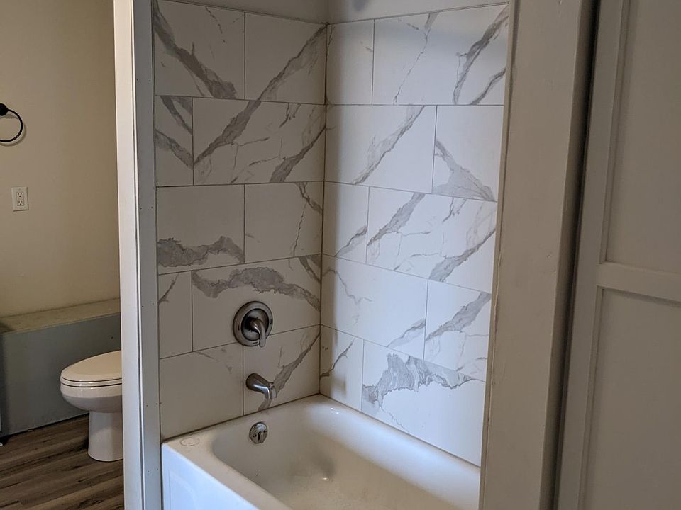 Tiled shower