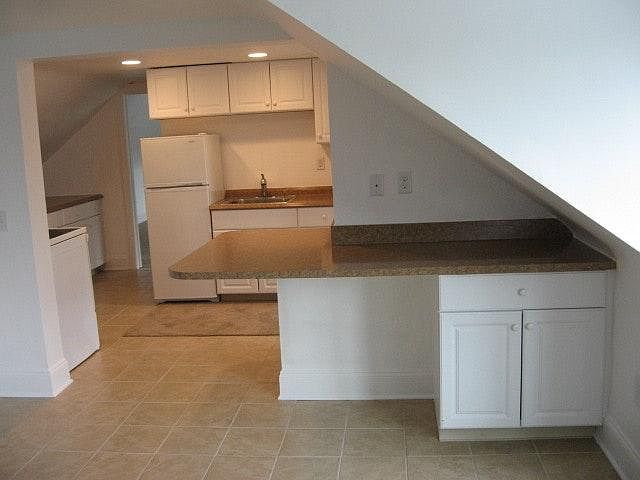 View from Living room into Kitchen