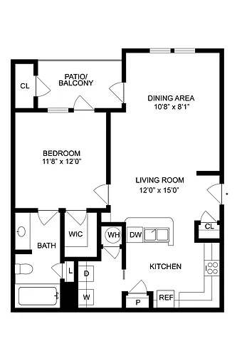 Floor plan Cashiers
