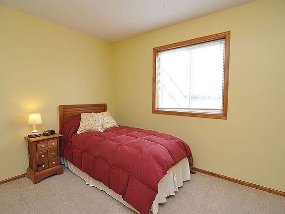 Spare bedroom is spacious