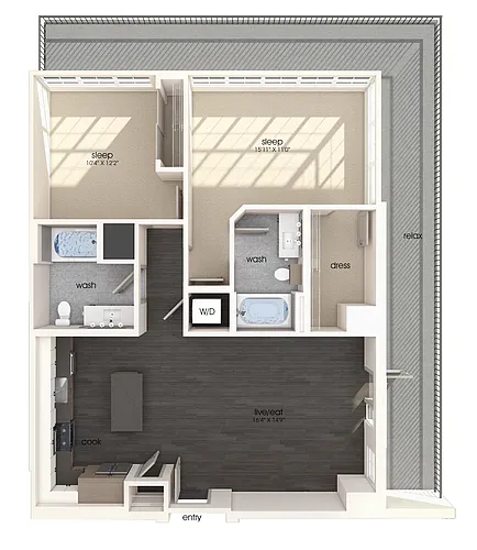 Floor plan B03