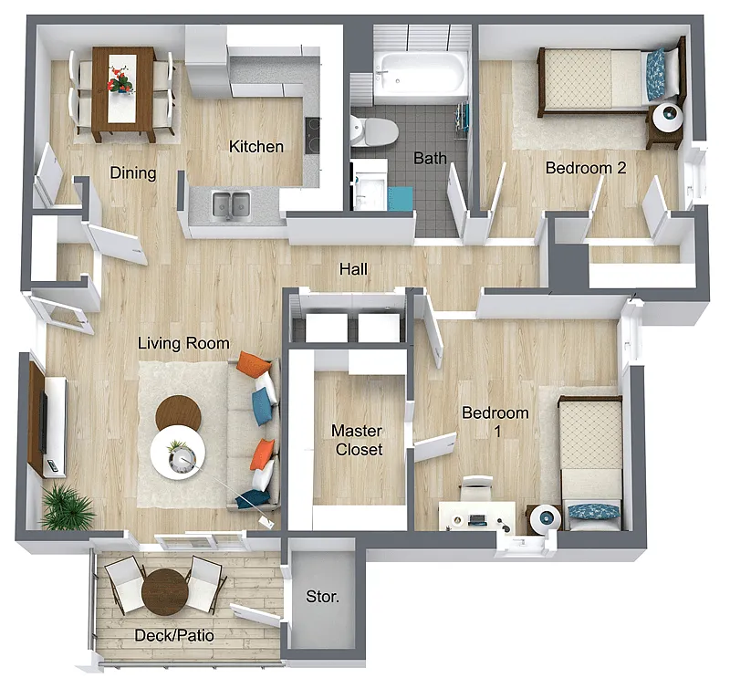 Floor plan WW2B1B