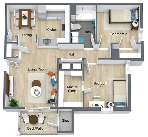 Floor plan WW2B1B