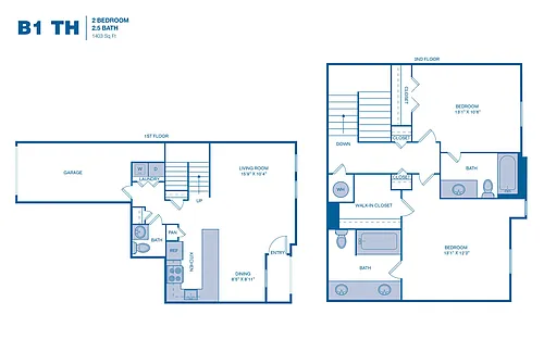 Floor plan B1 TH