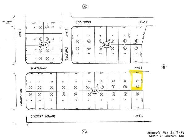 977 Paraguay Ave Lot 24, Thermal, CA 92274
