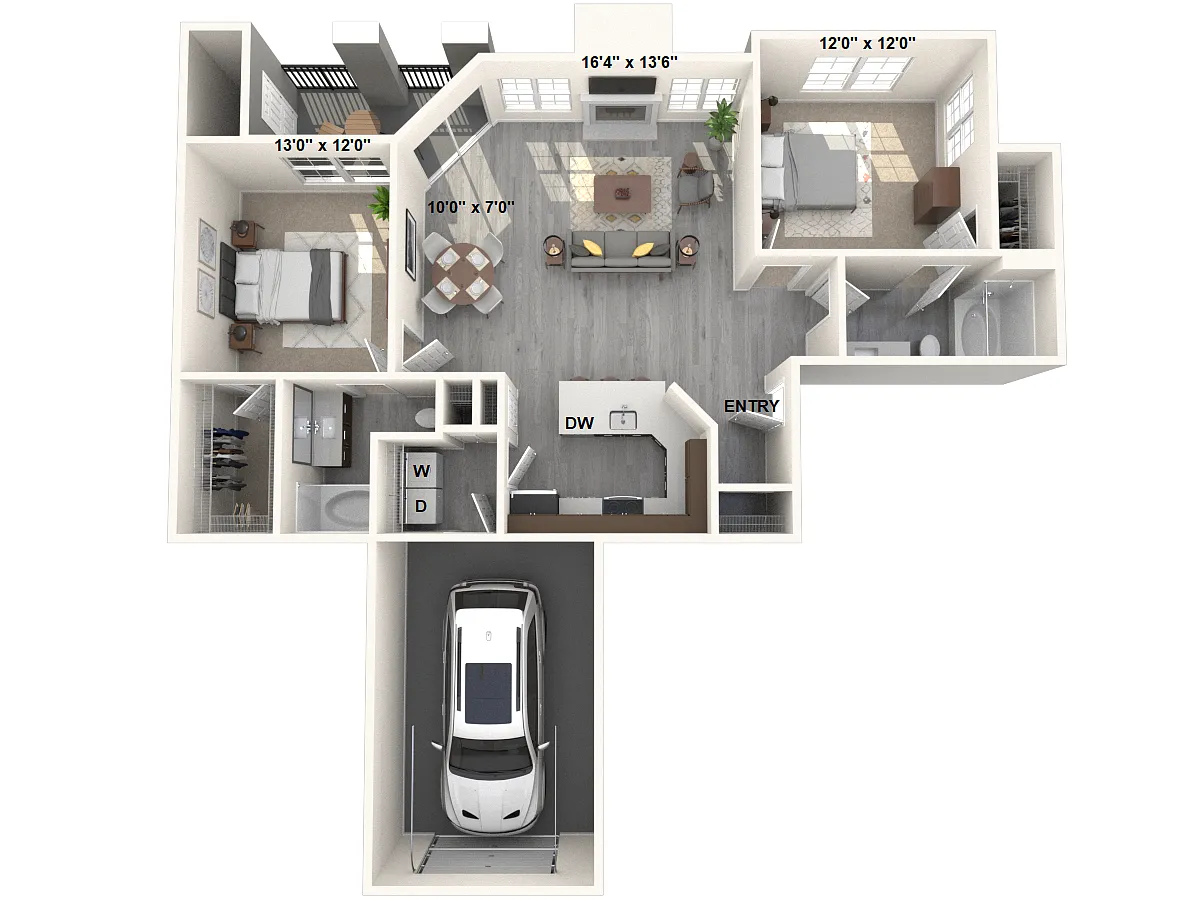 Floor plan B1-Espresso