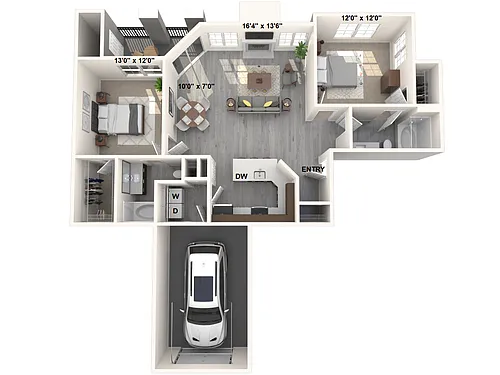 Floor plan B1-Espresso