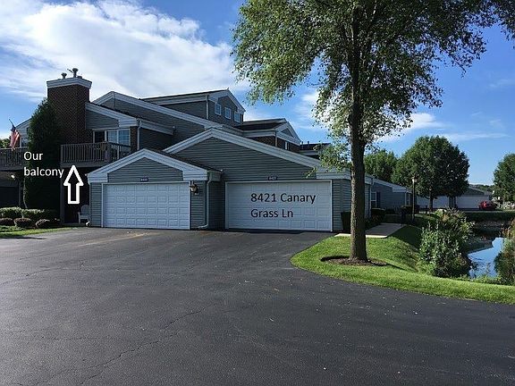 arrow to our balcony