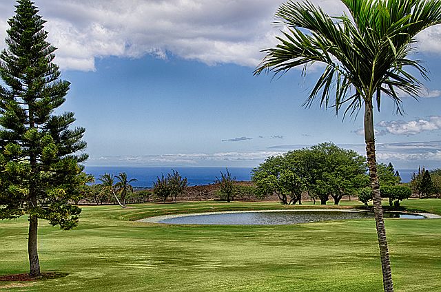 Oceanview over golf course