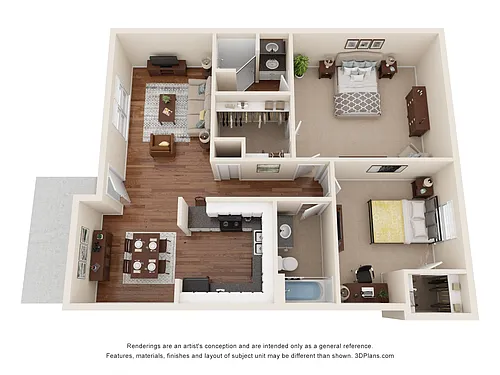 Floor plan B3