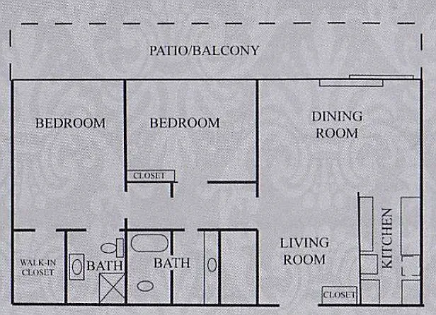 Floor plan 2Bed