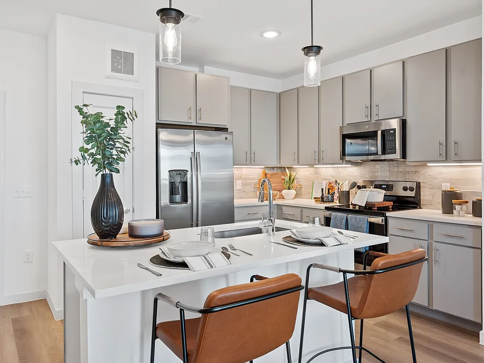 View at Estancia apartments community photo