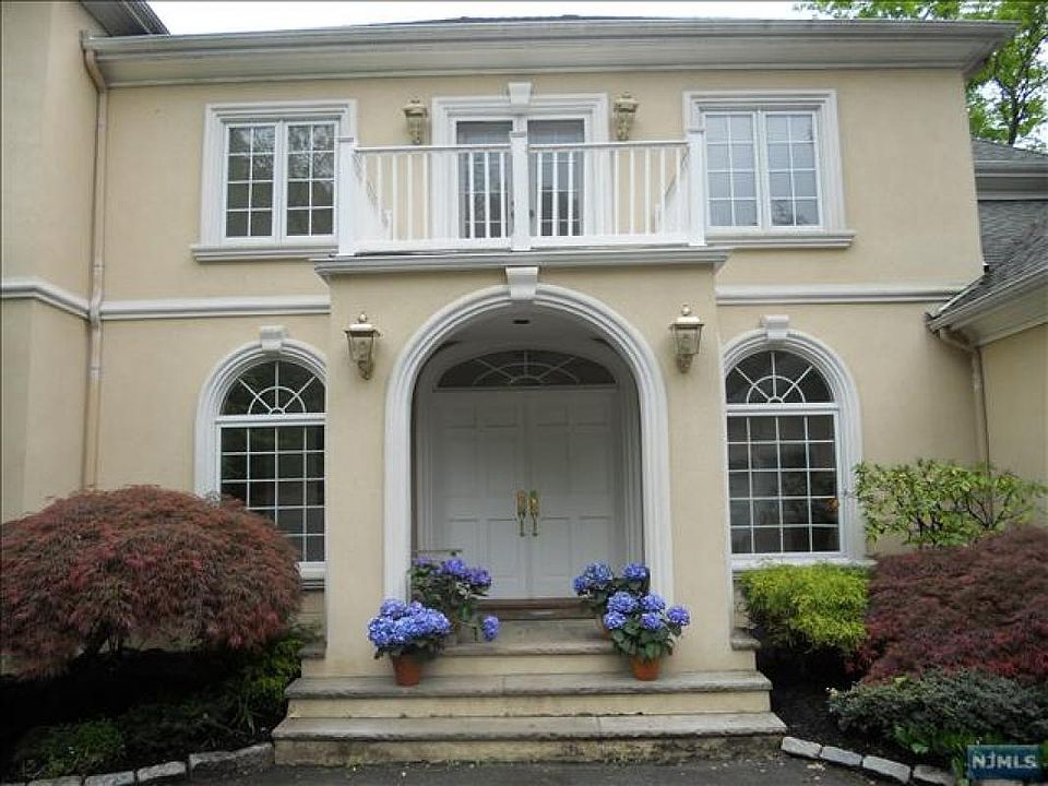 french manor style entrance