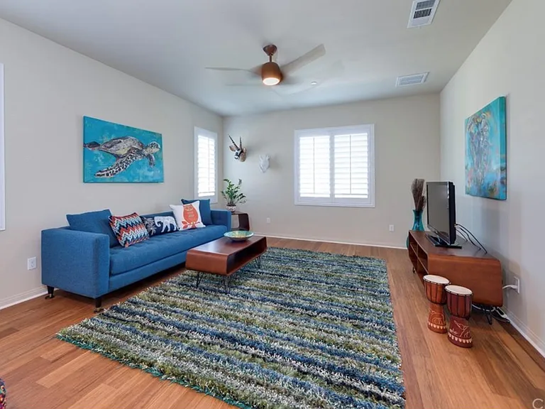 Loft with designer fan