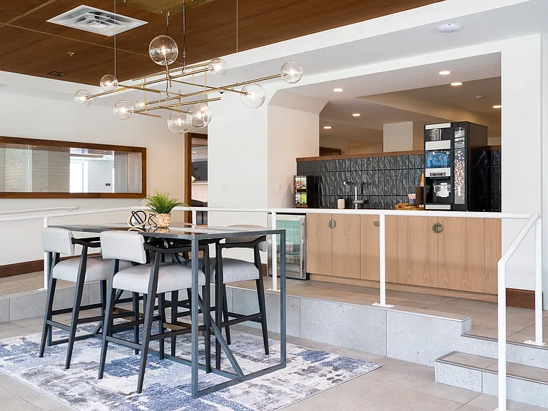 Grab a cup of coffee on your way through our lobby.