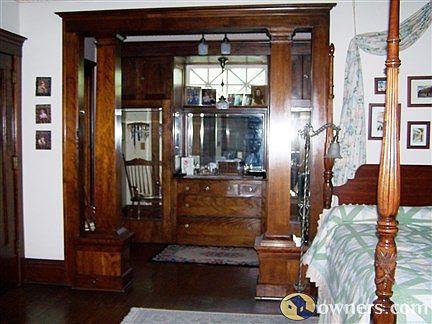 Dressing room/area of master bedroom