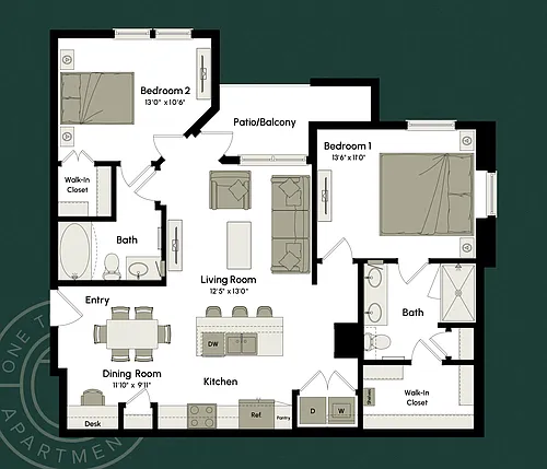 Floor plan B1