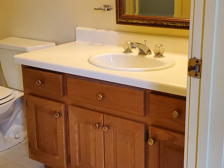 Master bath off master bedroom