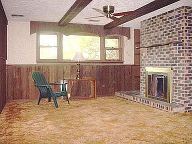 Family Room w/Brick fireplace