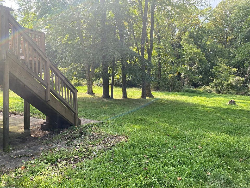 Backyard - backs to creek and trees