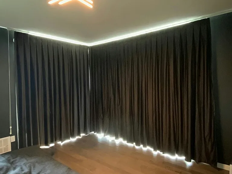 Primary Bedroom boasts floor to ceiling windows