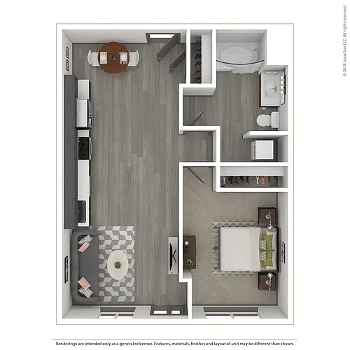 Floor plan Landing W