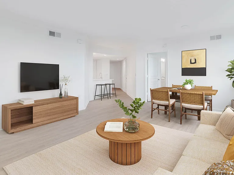 Living Room with Hard Surface Flooring