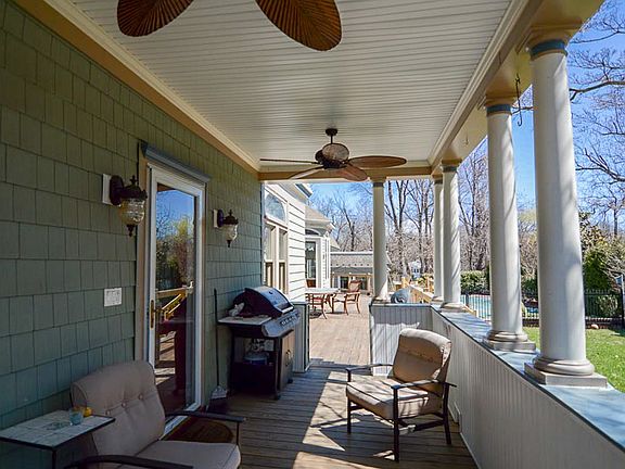 Covered area of deck