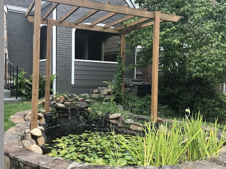 Fish pond/water feature