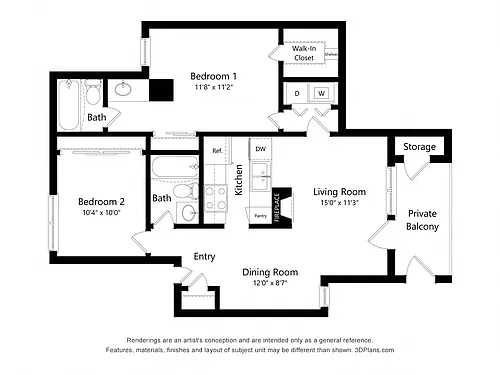 Floor plan Granbury