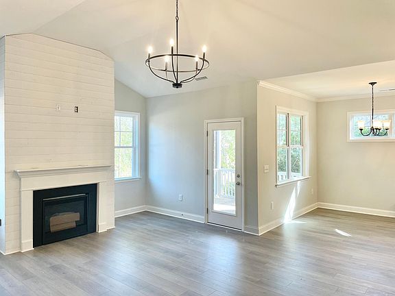 living + dining. back porch off living room