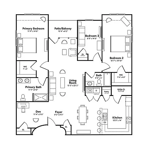 Floor plan Cabernet II