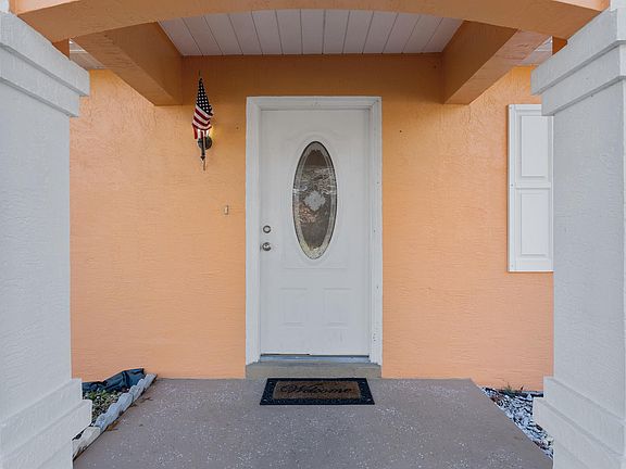 Front door and entryway.