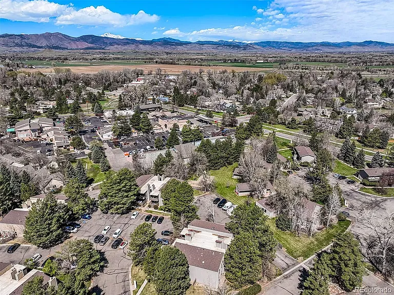 Drone shot of Niwot