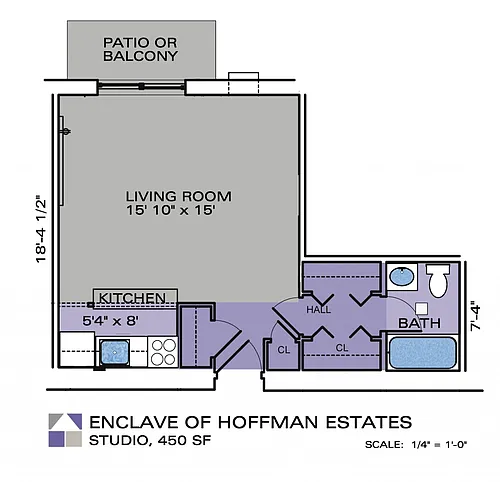 Floor plan Studio